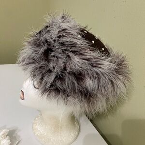 Beautiful Vintage Brown Dress / Chuch Hat by Brenda Waites Bolling